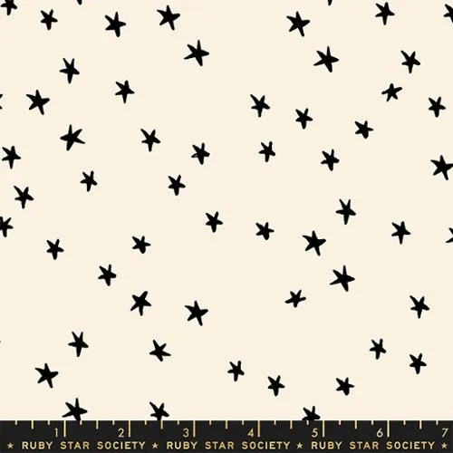 1/2 Yard - 108" Starry Wideback Natural RS4111 35