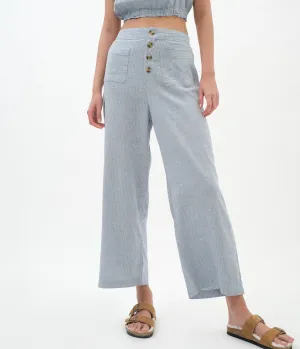 Aeropostale High-Rise Pinstripe Culottes***