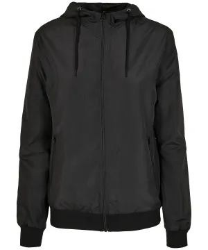 Black/Black - Women's recycled windrunner