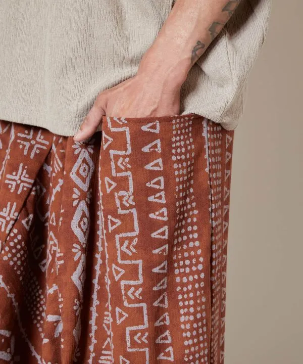 Bogolan Inspired Versatile Pants