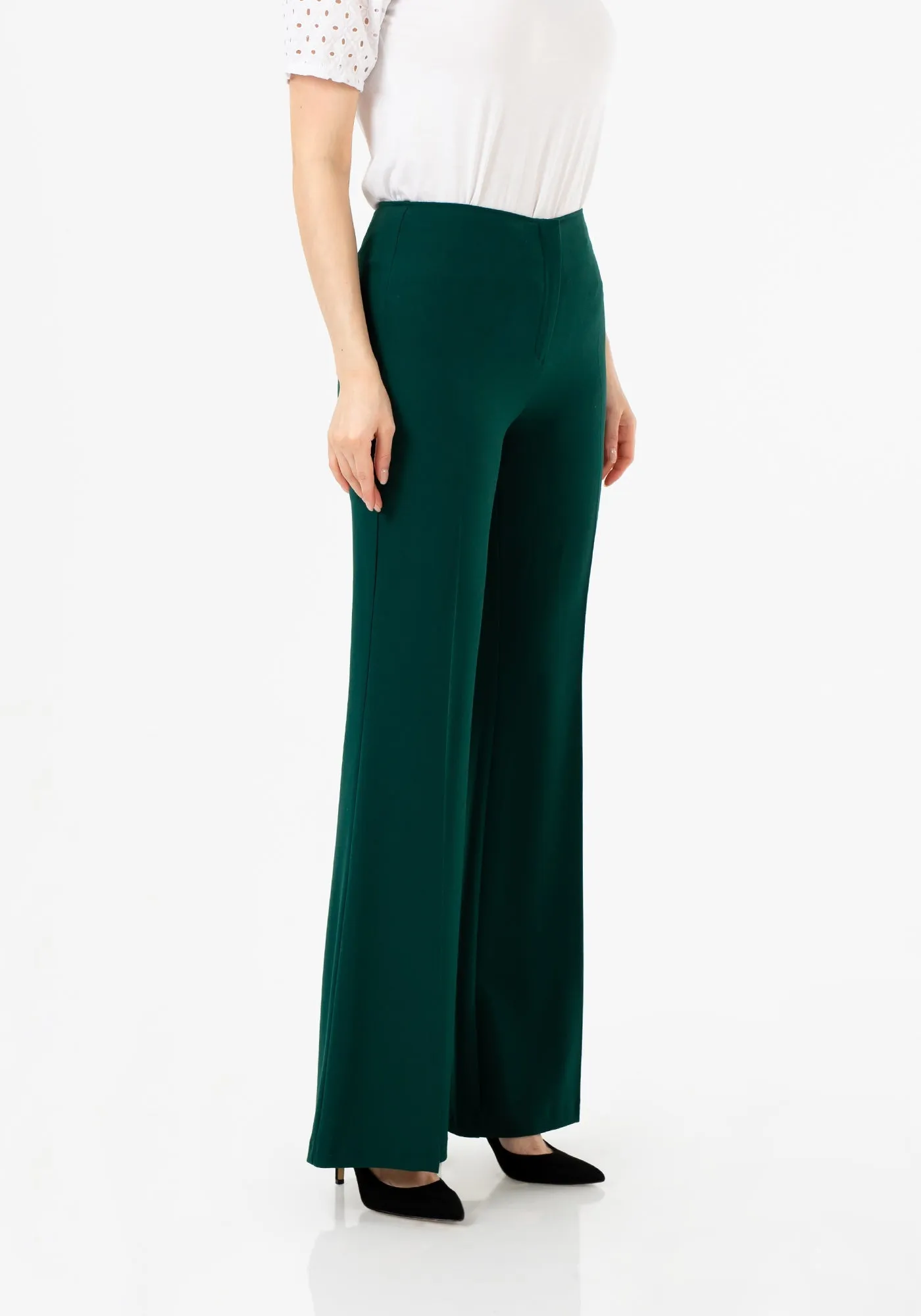 Bootcut Pants - High Waisted Flare Trousers - G-Line