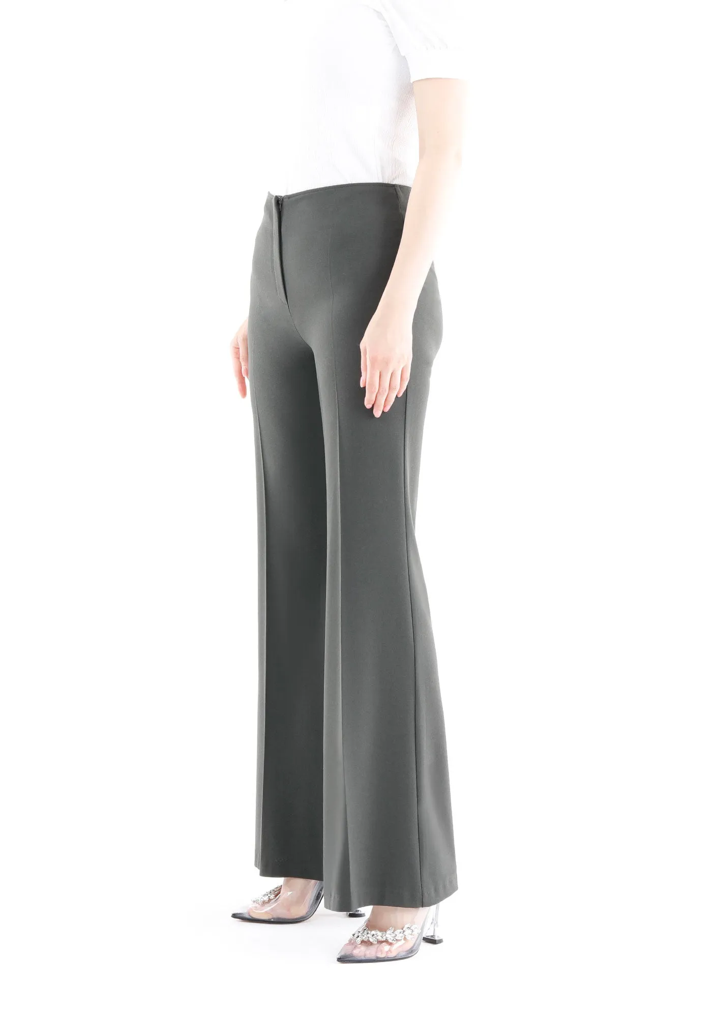 Bootcut Pants - High Waisted Flare Trousers - G-Line