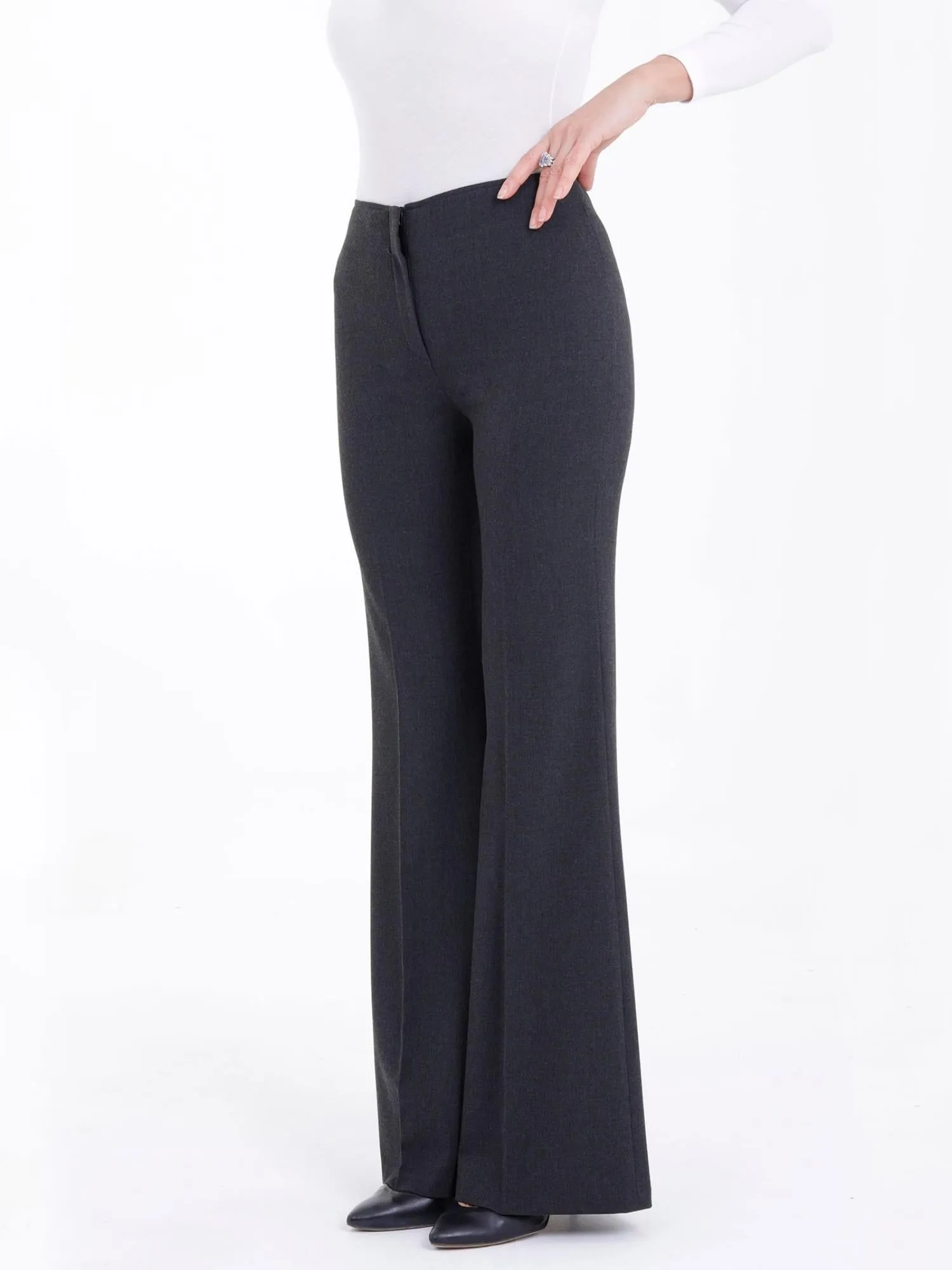 Bootcut Pants - High Waisted Flare Trousers - G-Line