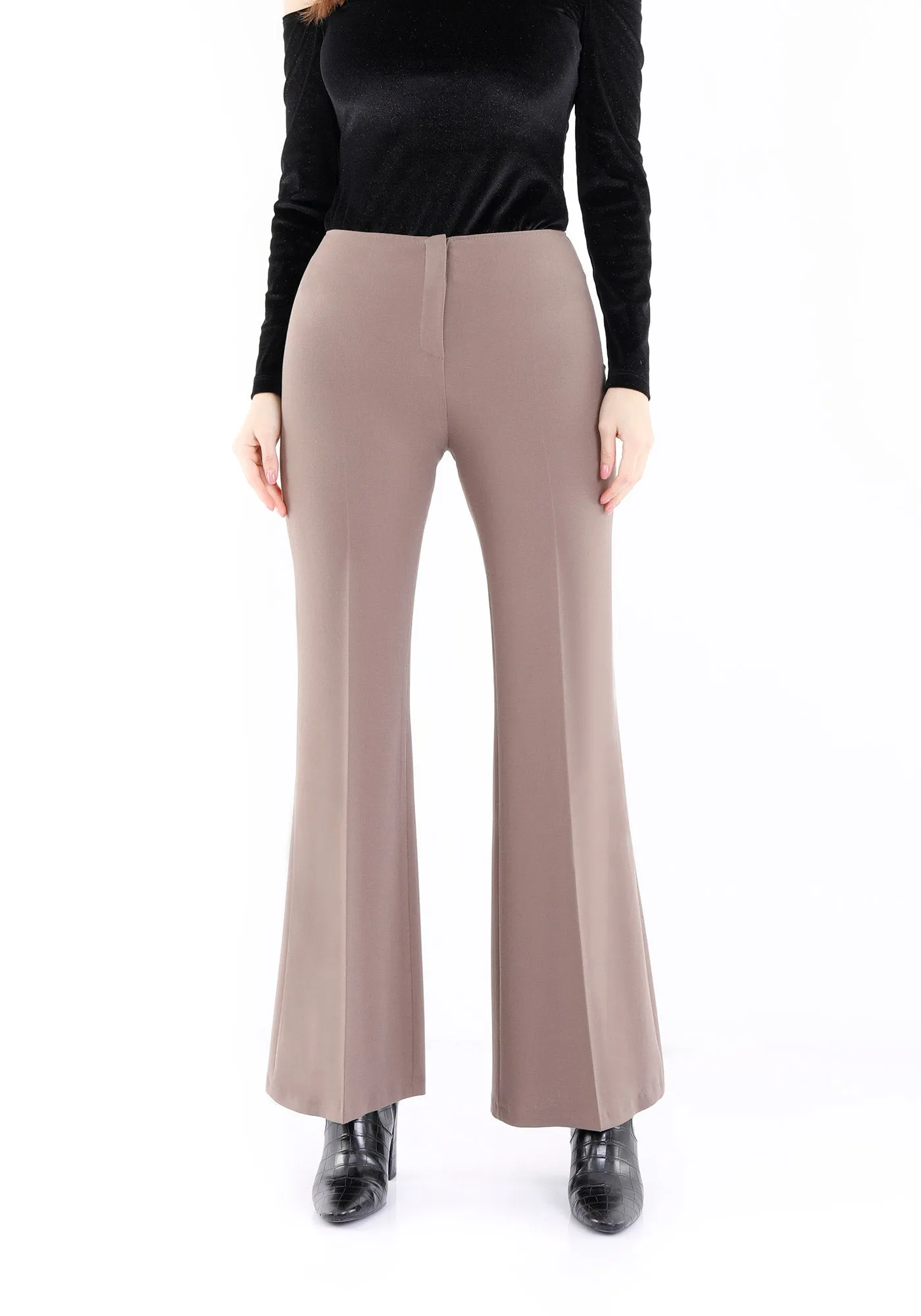 Bootcut Pants - High Waisted Flare Trousers - G-Line