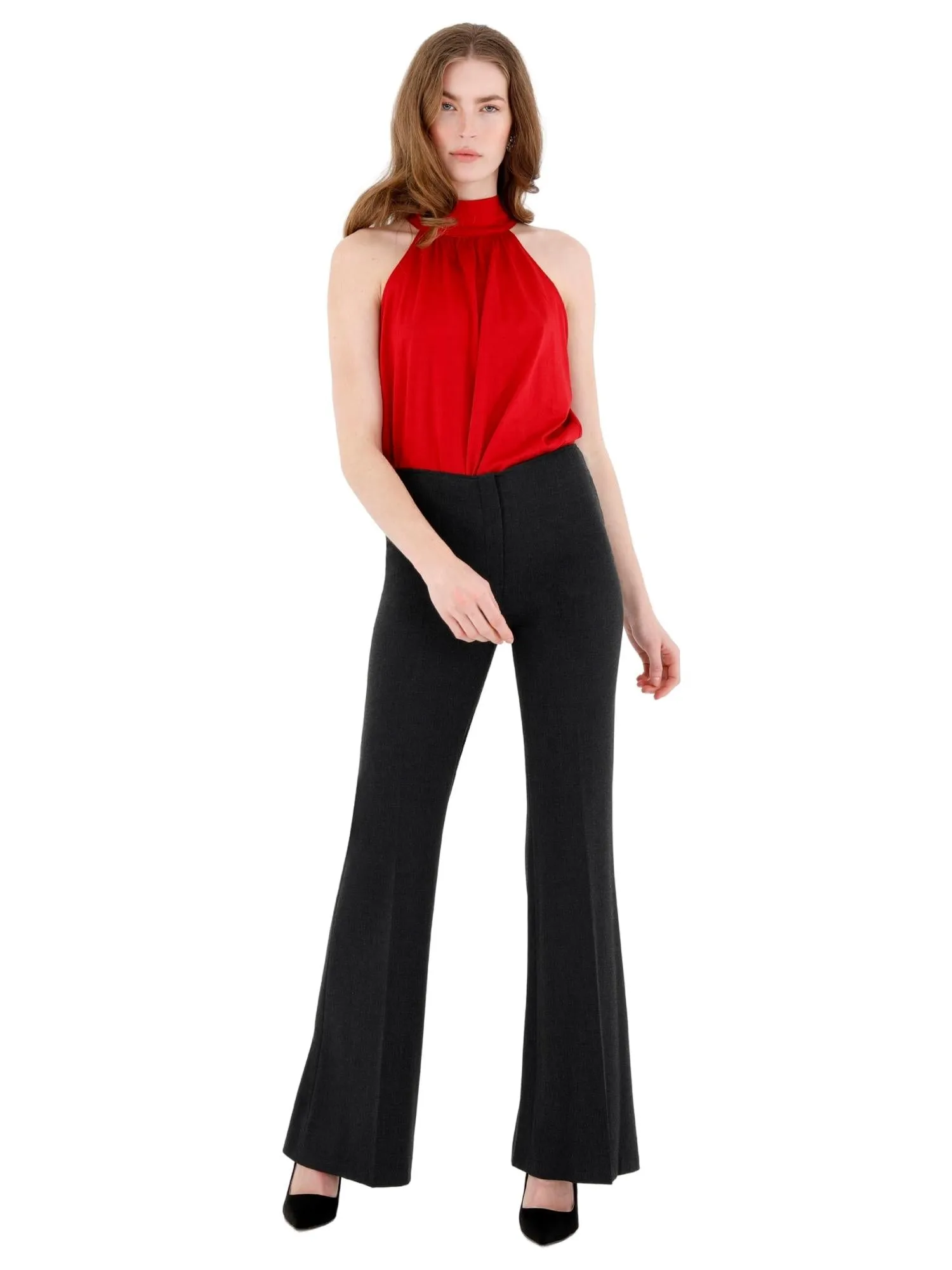 Bootcut Pants - High Waisted Flare Trousers - G-Line