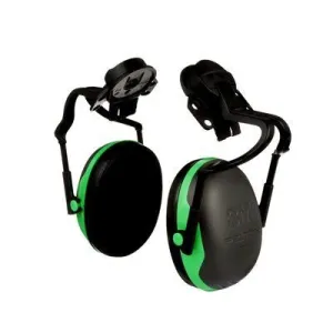 Clearance..Open Box..3M PELTOR X1P51E Earmuffs, full brim hard hat attached electrically insulated. Each