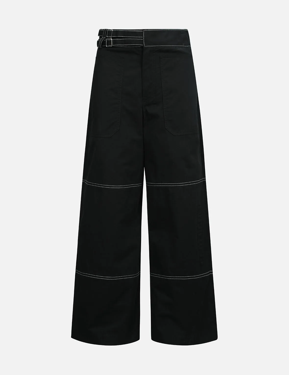 Double Belt High-Waist Culottes