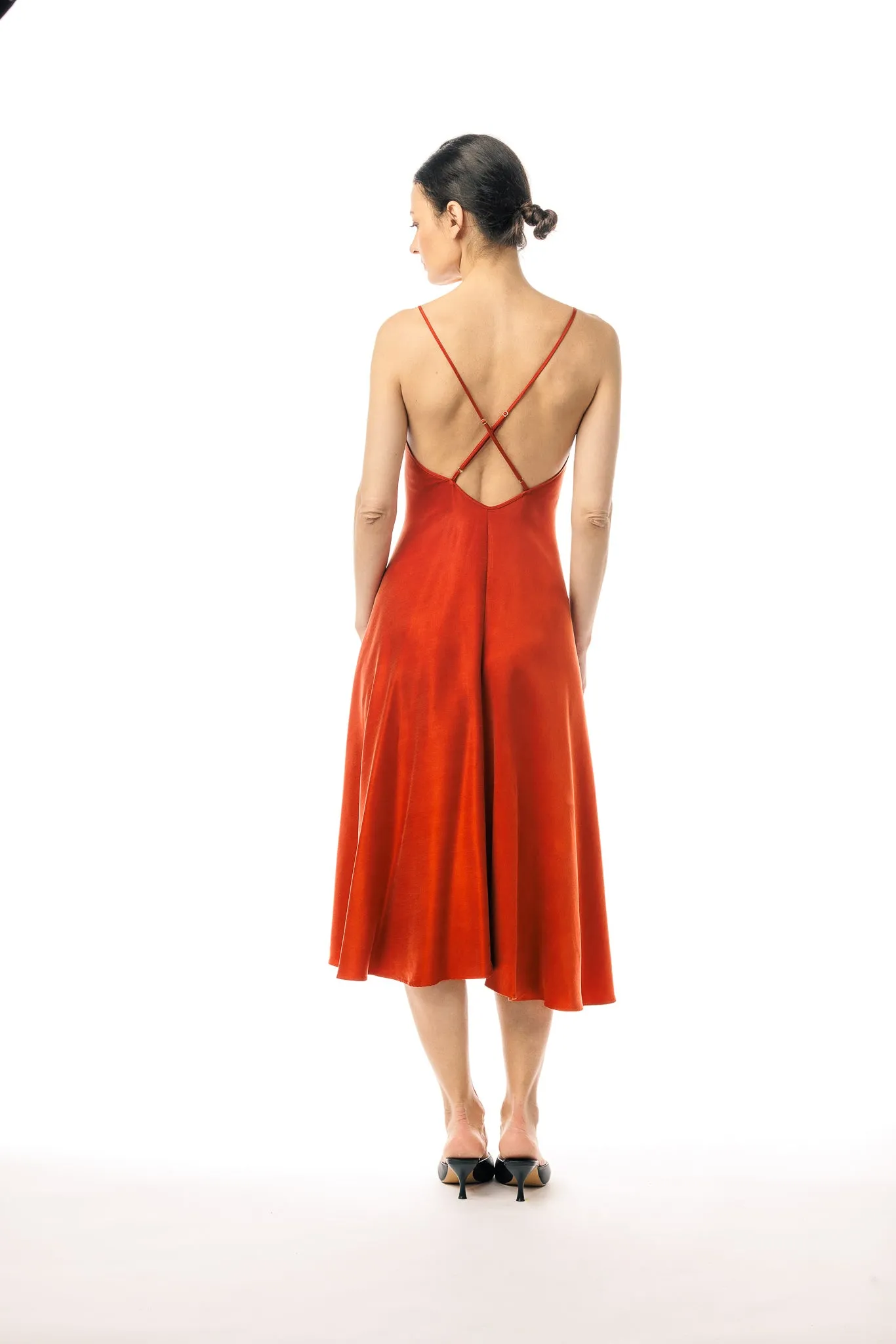 Firestarter Cupro and EcoVero Slip Dress