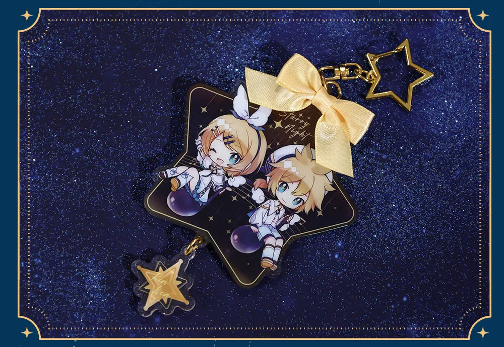 Hatsune Miku - Hatsune Miku Starry Night Acrylic Keychain BEMOE