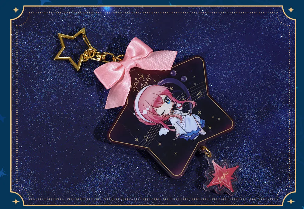 Hatsune Miku - Hatsune Miku Starry Night Acrylic Keychain BEMOE