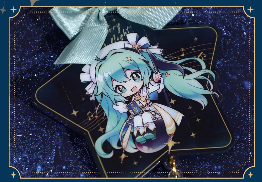 Hatsune Miku - Hatsune Miku Starry Night Acrylic Keychain BEMOE