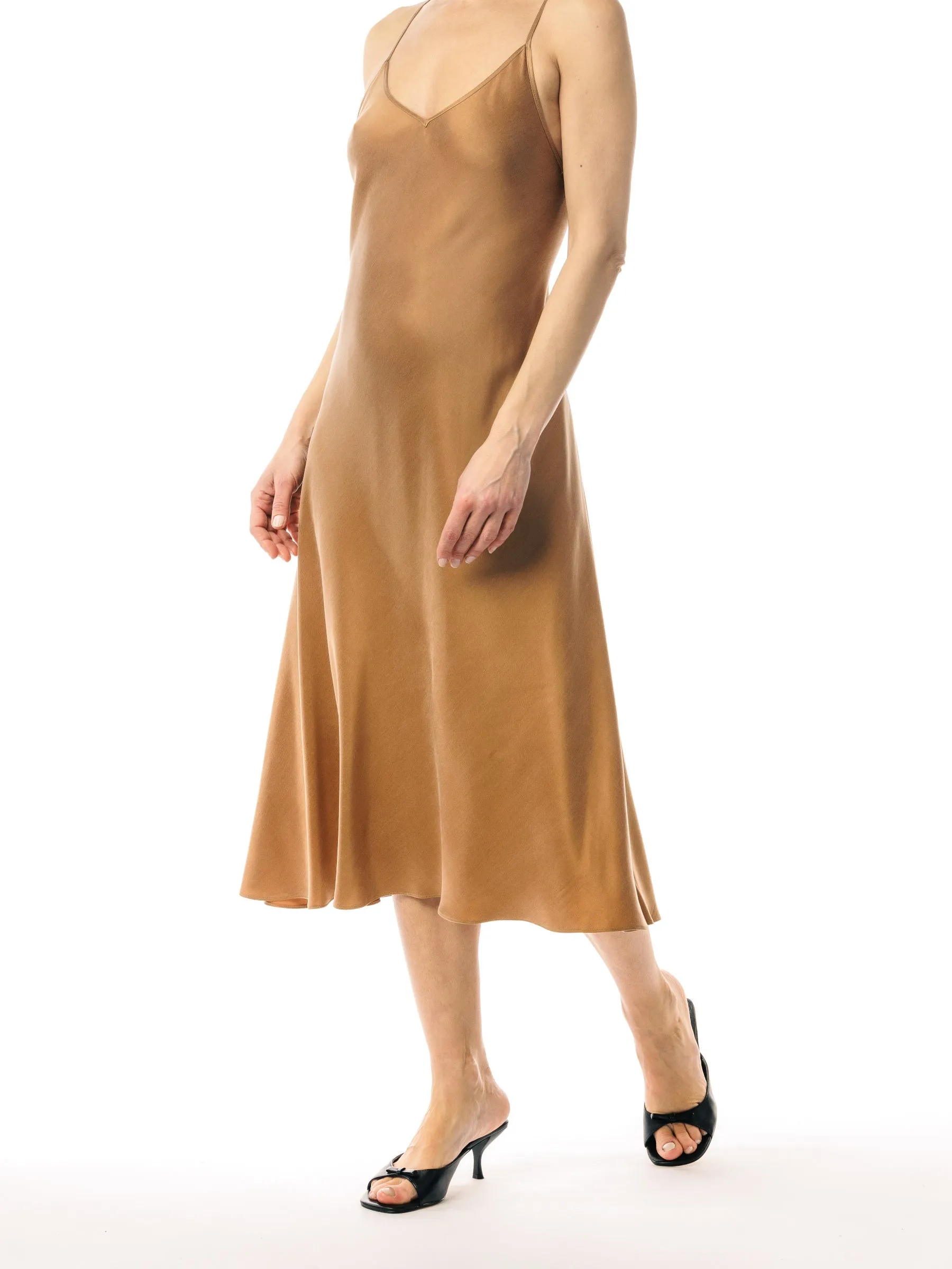 Hot Sand Cupro and EcoVero Slip Dress