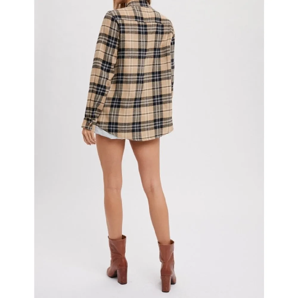 Kayce Flannel Plaid Top