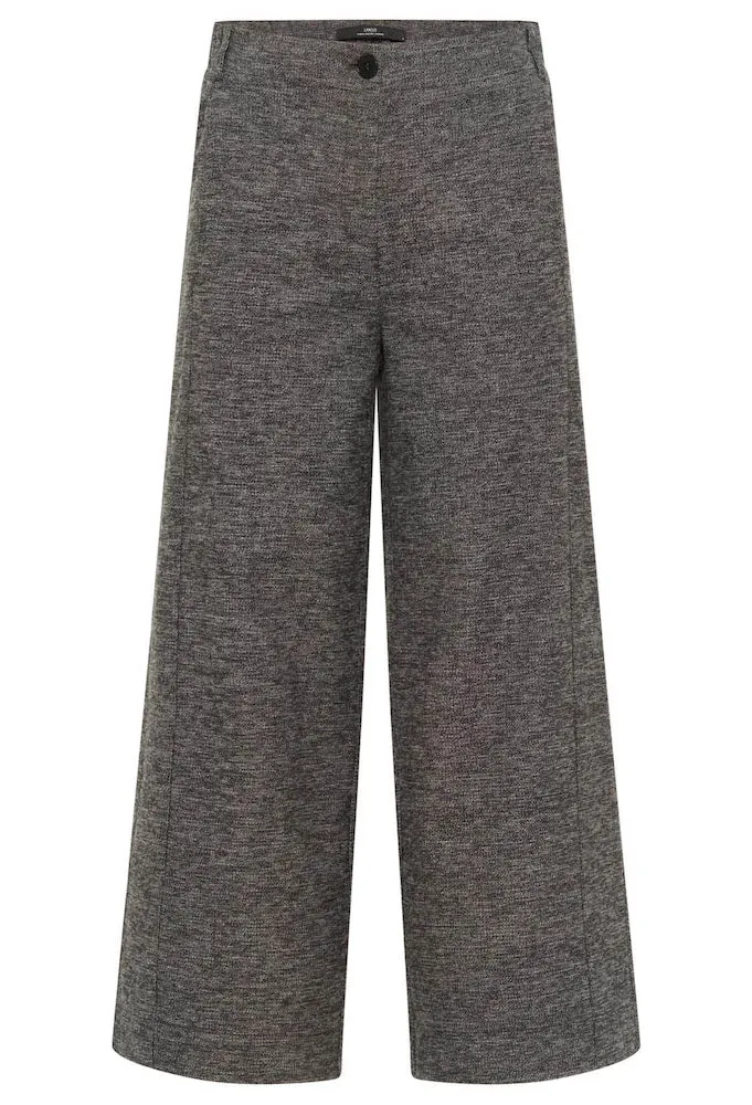 LANIUS 13966 Culotte trousers 185 dark grey melange women