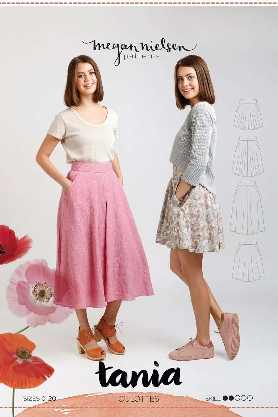 Megan Nielsen - Tania Culottes Sewing Pattern