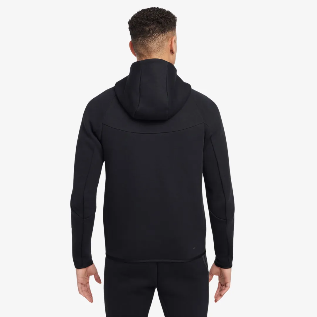 mens nike sportswear tech fleece windrunner (black)