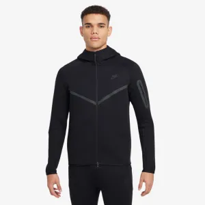 mens nike sportswear tech fleece windrunner (black)