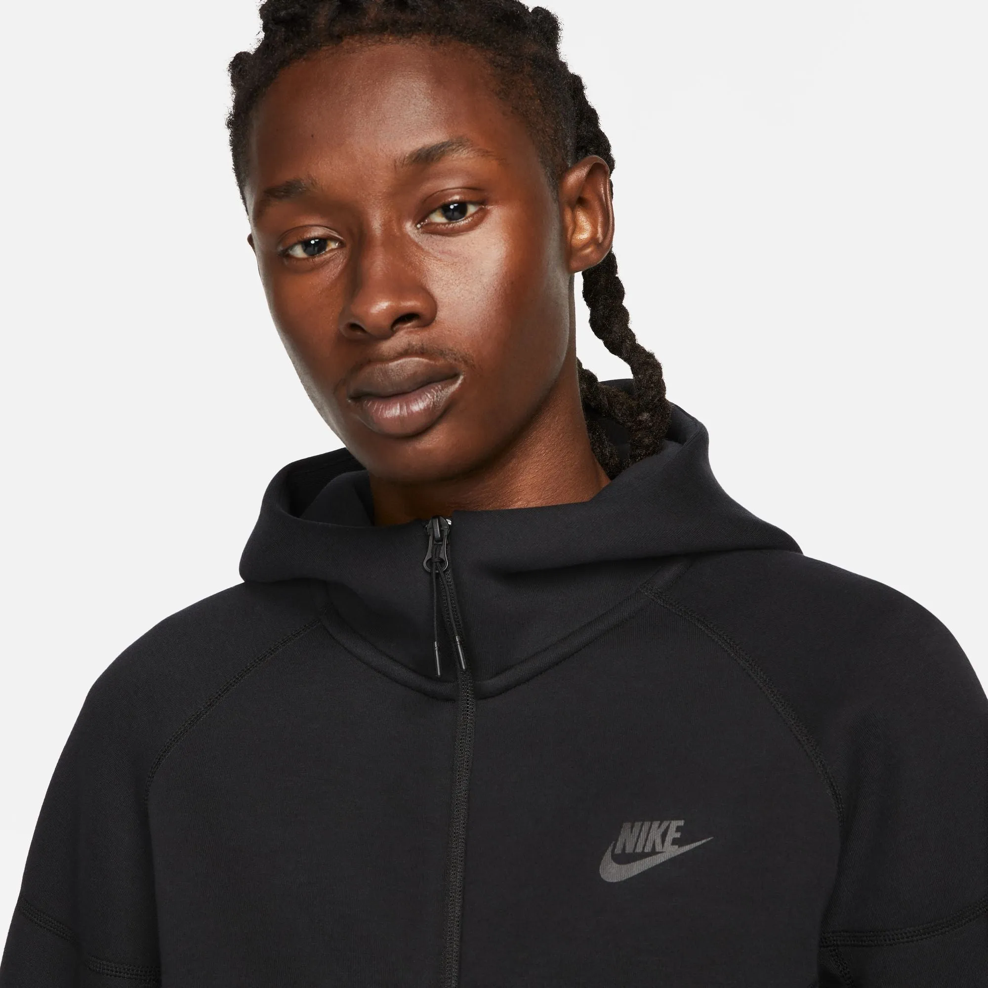 Men's Nike Sportswear Tech Fleece Windrunner - BLACK/BLACK