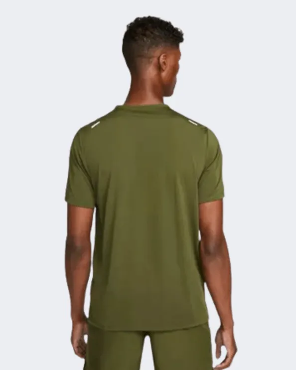 Nike Dri-Fit Rise 365 Men Running T-Shirt Dark Green Cz9184-326