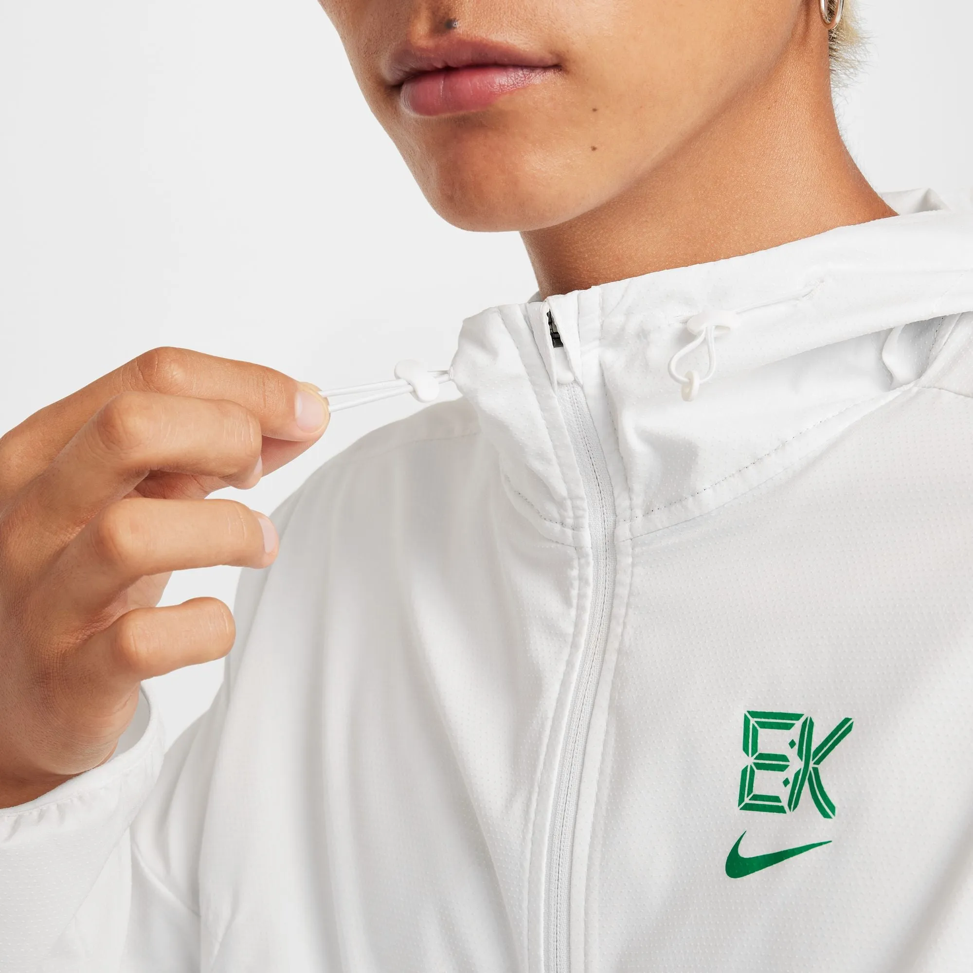 Nike Men's Dri-FIT Kipchoge Windrunner Jacket Summit White / Stadium Green