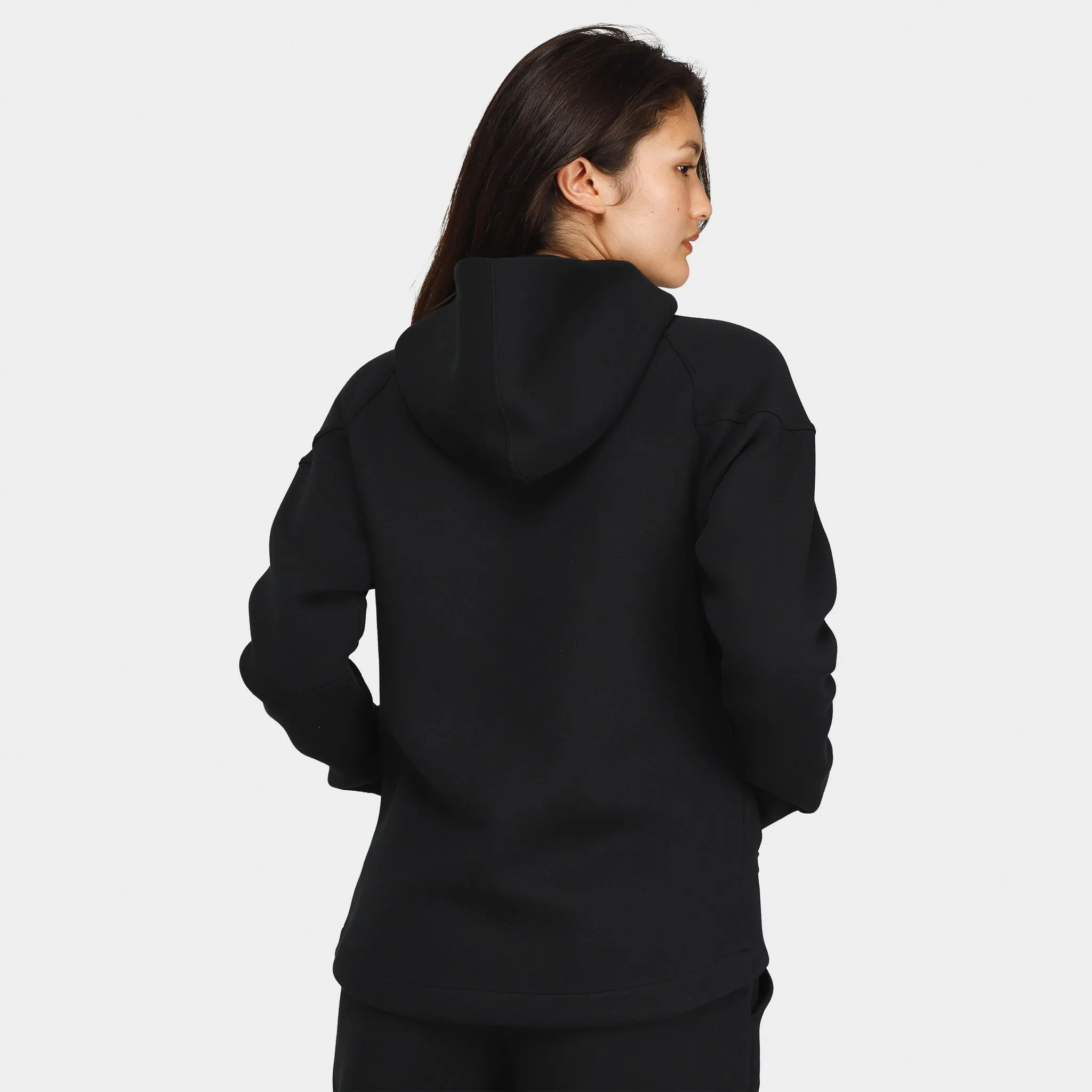 Nike Sportswear Women's Tech Fleece Windrunner Full Zip Hoodie Black / Black