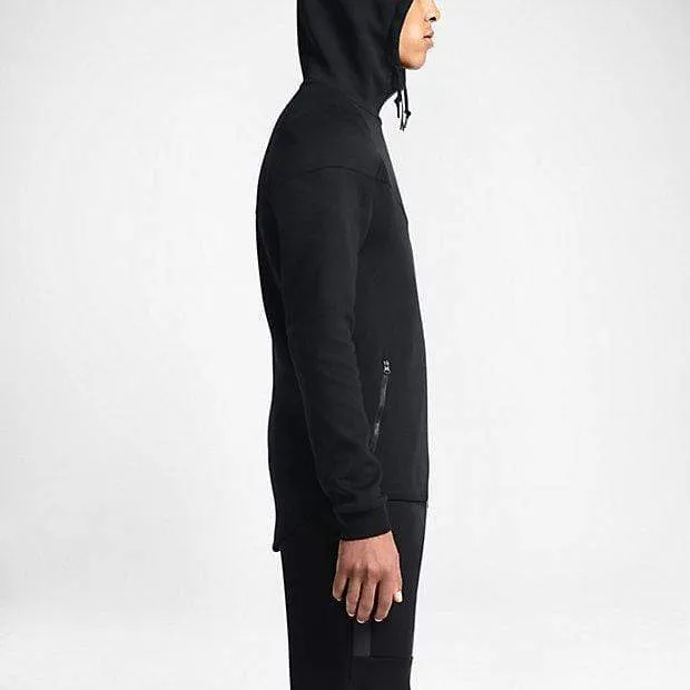 NIKE TECH FLEECE WINDRUNNER MEN'S HOODIE - Black