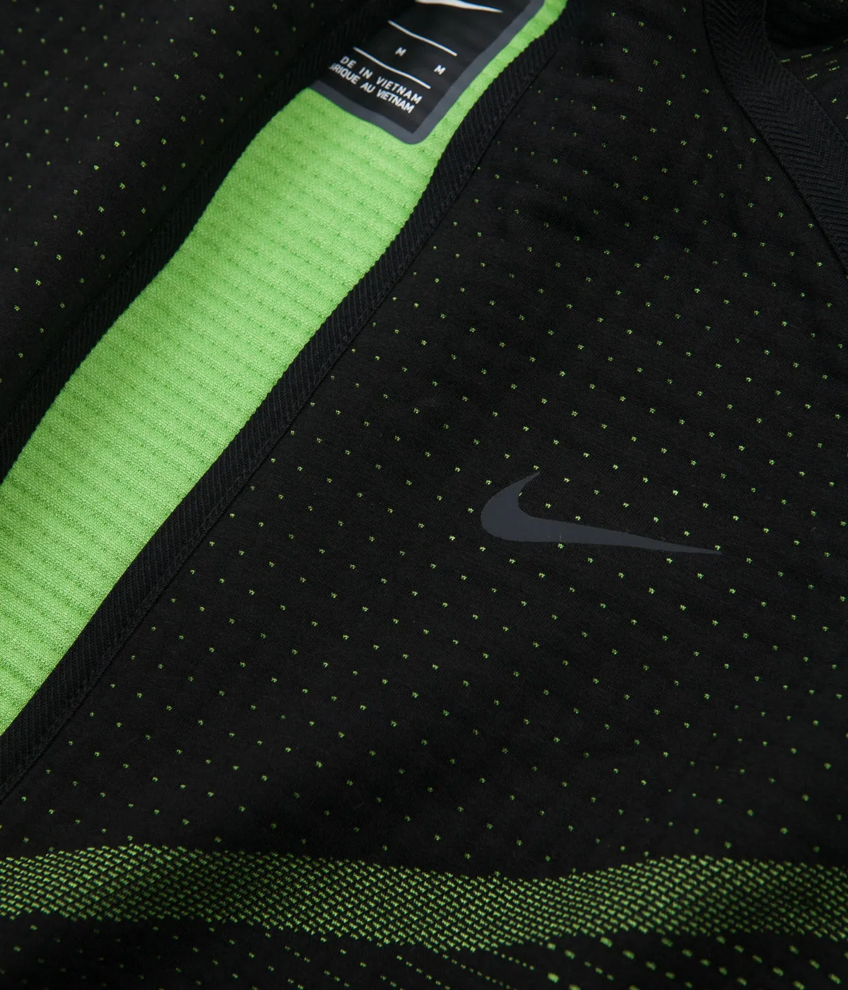 Nike Tech Pack Windrunner Full Zip Hoodie - Black / Mean Green / Black