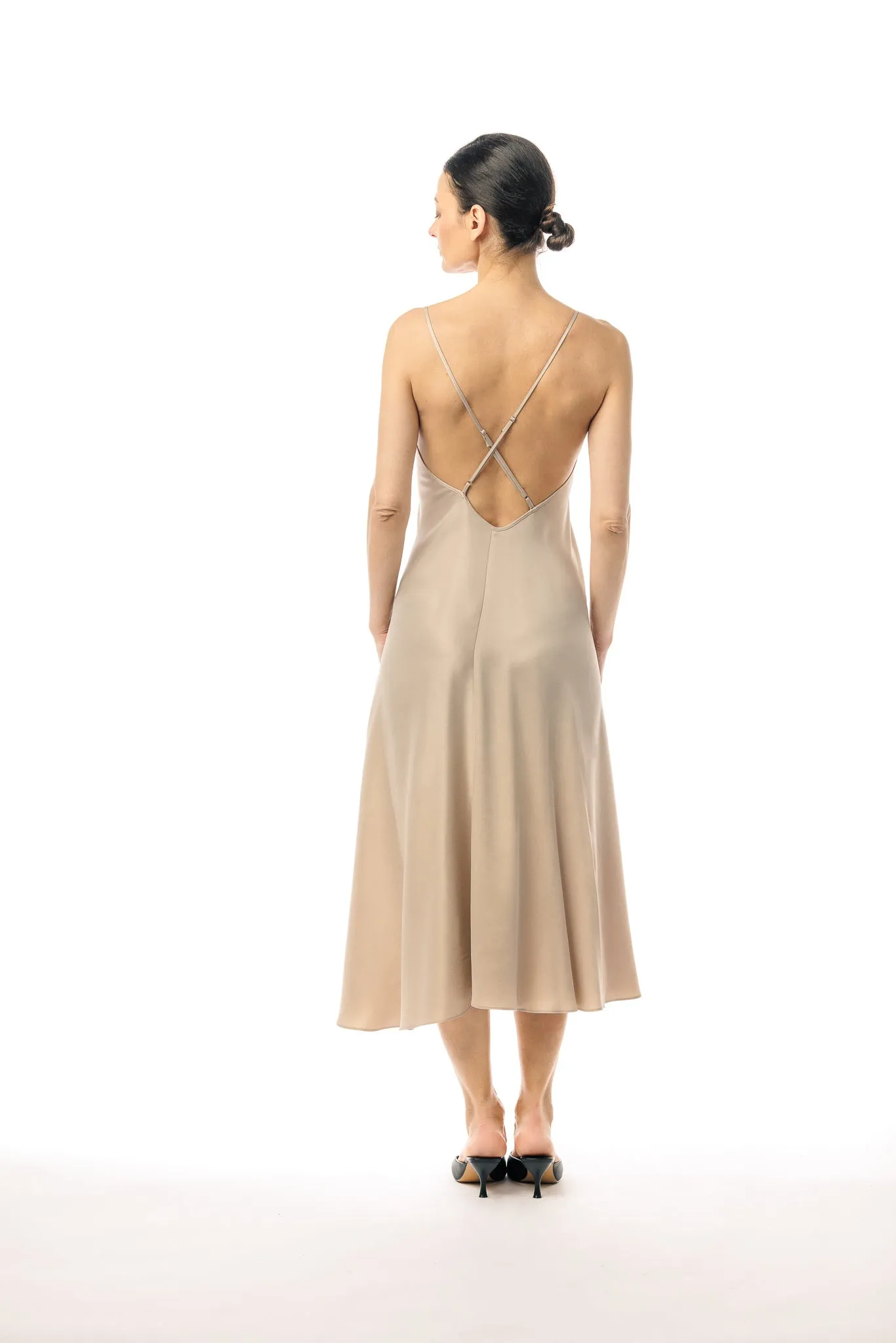 Pearl Cupro and EcoVero Slip Dress