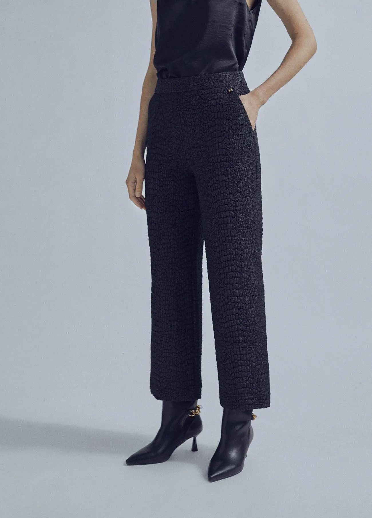 Textured culottes