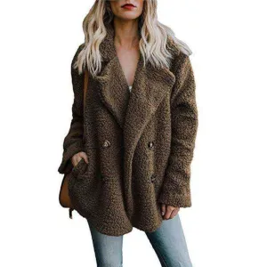 Women's Fluffy Fur Winter Coat